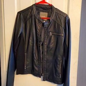 Maurices Black Faux Leather Jacket
